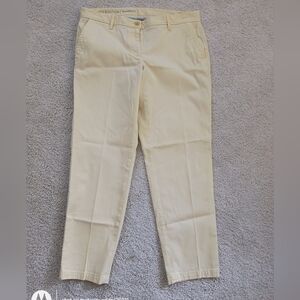 Talbots Pale Yellow Relaxed Chinos New w/o Tag
